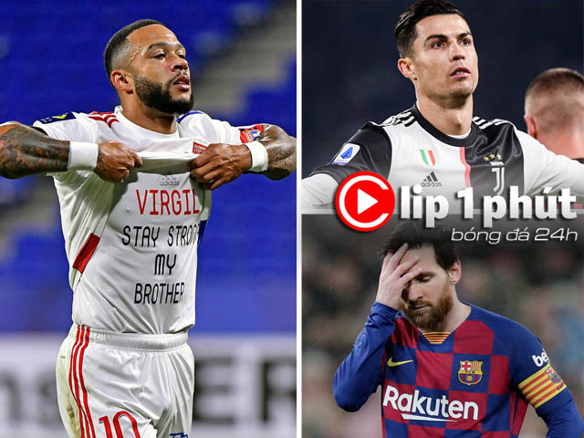 Juventus, Barca tranh ”hàng thải” MU, tiễn Ronaldo - Messi ra đường? (Clip 1 phút Bóng đá 24H)
