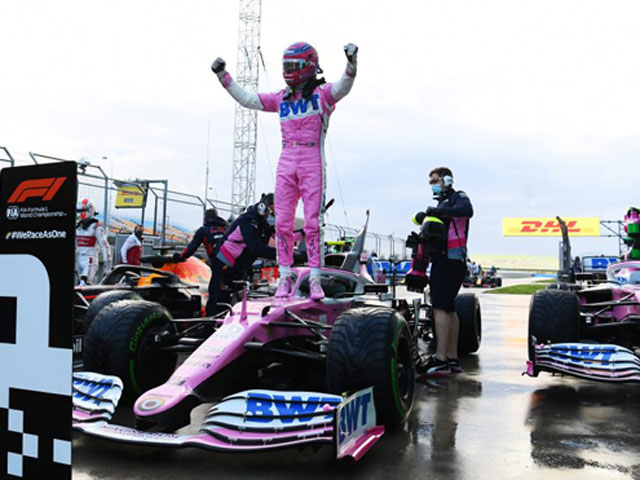 Đua xe F1, phân hạng Turkish GP 2020: Chấn động ”Báo hồng” Lance Stroll đoạt pole