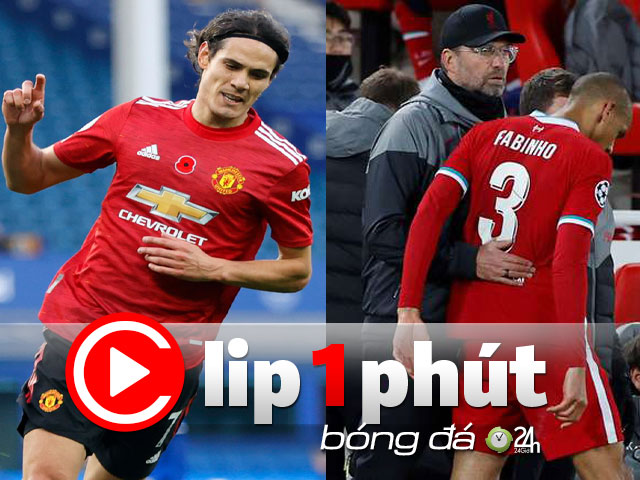 Cavani sẽ đá chính lập công cho MU, HLV Klopp không dám mơ vô địch vì sao? (Clip 1 phút Bóng đá 24H)