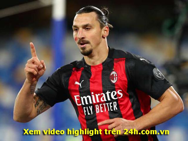 Video highlight trận Napoli - AC Milan: Cú đúp Ibra, tái chiếm đỉnh bảng