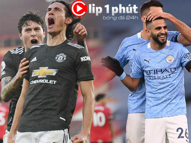 MU - Man City bùng nổ, đua vô địch Ngoại hạng Anh giờ mới bắt đầu? (Clip 1 phút Bóng đá 24h)