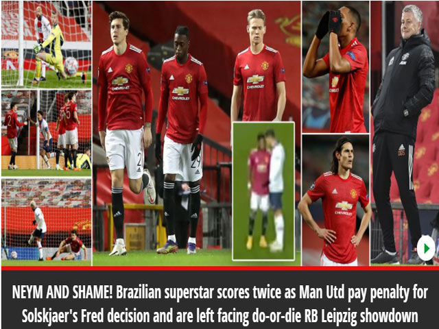 MU thua đau PSG: Báo Anh lo lắng loại sớm, ”tổng sỉ vả” Solskjaer và 2 tội đồ