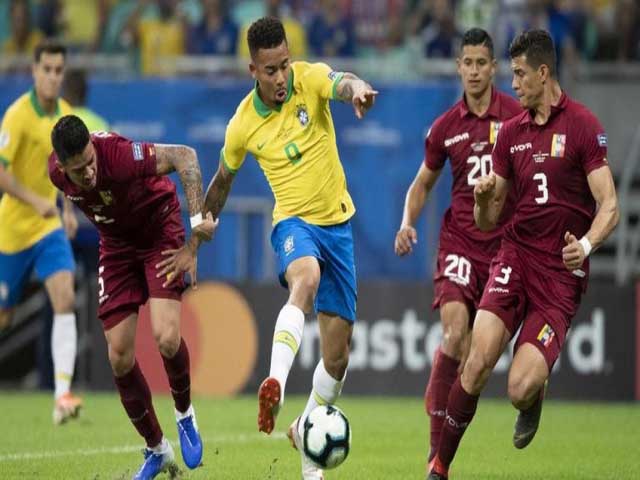 Video bóng đá Venezuela - Brazil: Ngược dòng đỉnh cao, ngôi đầu vững chắc (Vòng loại World Cup)