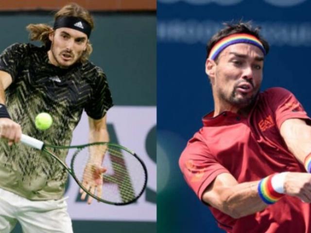 Video tennis Fognini - Tsitsipas: Ngược dòng kịch tính, gieo sầu trai ngông (Vòng 3 Indian Wells Masters)