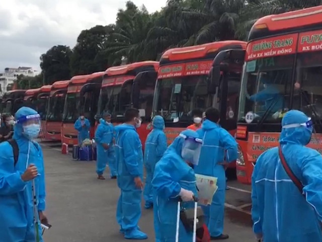 Video: Đón gần 300 công dân Gia Lai từ các tỉnh, thành phố phía Nam về quê