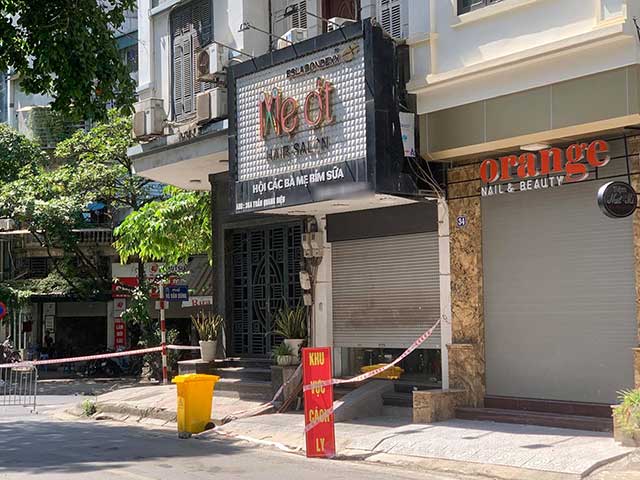 Ổ dịch liên quan đến tiệm tóc Mẹ Ớt ở Hà Nội đã lan sang 2 tỉnh khác