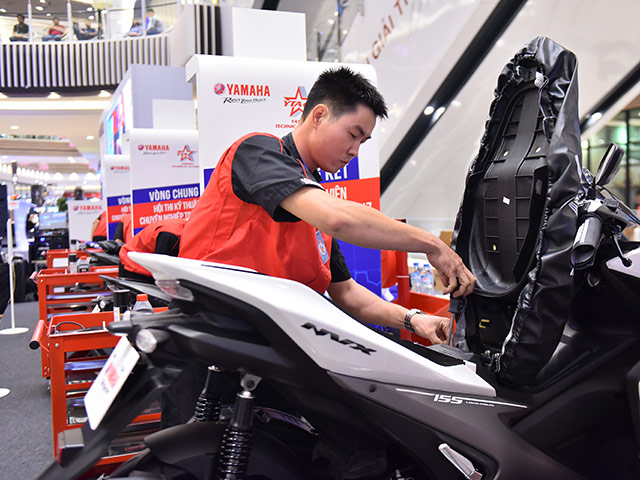 Yamaha khuyến mại lớn cho khách hàng bảo dưỡng xe dịp cuối năm 2021