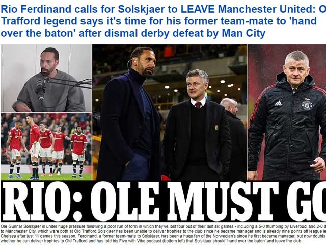 MU có biến: Pogba chấn thương nguy cơ nghỉ dài hạn, Ferdinand đòi Solskjaer từ chức
