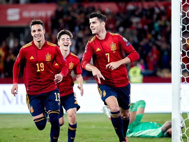 Video bóng đá Tây Ban Nha - Thụy Điển: Morata tỏa sáng, nỗi buồn Ibrahimovic (Vòng loại World Cup)
