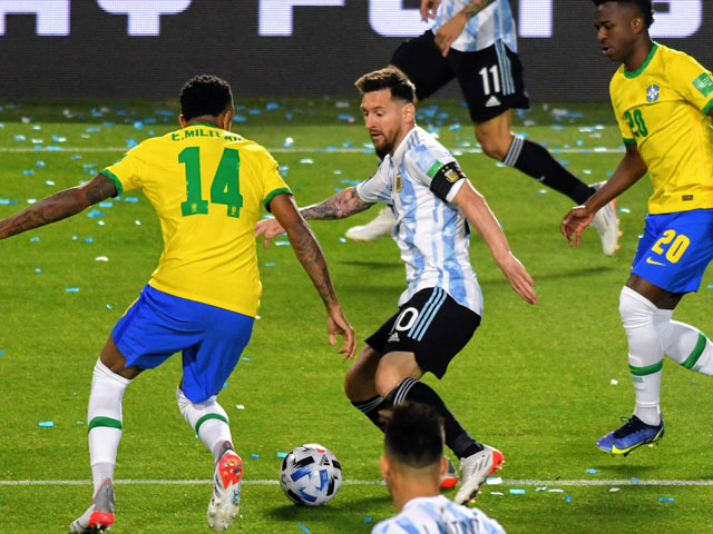 Video bóng đá Argentina - Brazil: Kinh điển máu lửa, Vinicius bỏ lỡ đáng tiếc (Vòng loại World Cup 2022) (H1)