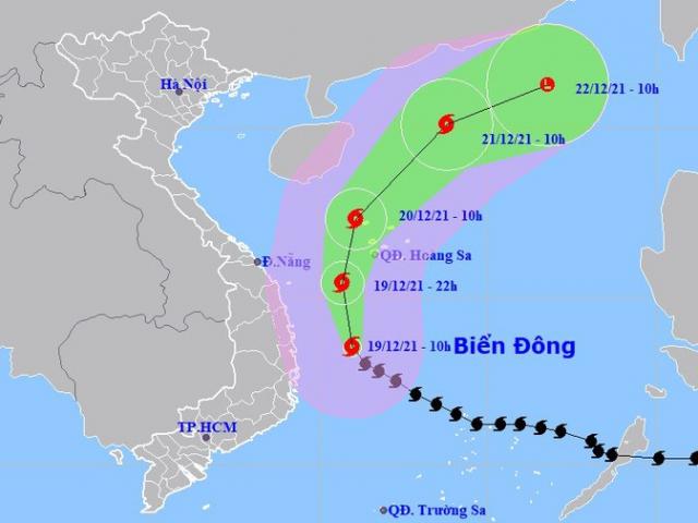 Bão số 9 giật cấp 17, áp sát các tỉnh Bình Định - Phú Yên