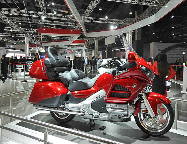 &#34;Hàng khủng&#34; Honda Goldwing với trọng lượng 400 kg, động cơ có dung tích 1832cc.