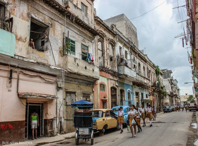 Khu Centro Habana vẫn còn rất nghèo.