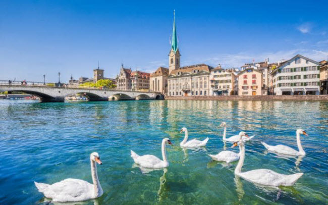 2. Zurich: Thủ đô của Thụy Sĩ có chỉ số chi phí sinh hoạt thế giới là 114 và đây cũng là một trong các thủ đô tài chính của thế giới.