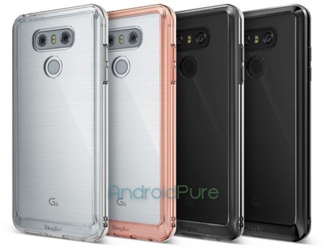 LG G6 có các màu sắc tùy chọn cho người dùng như bạc, bạc viền hồng, đen và đen bóng.