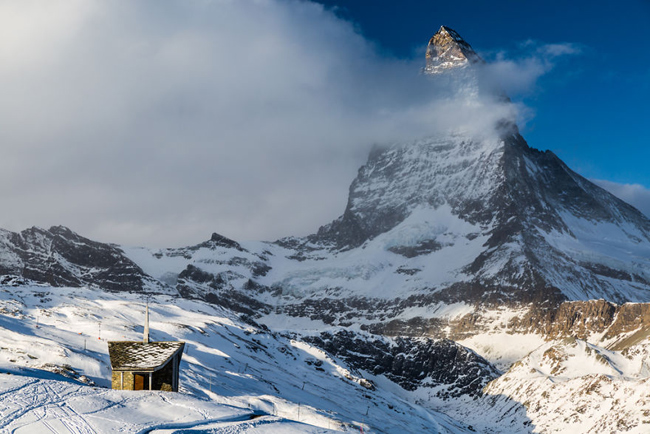 Matterhorn nhìn từ Riffelberg.