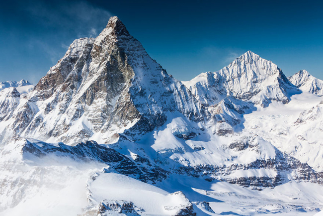 Matterhorn nhìn từ Klein Matterhorn.