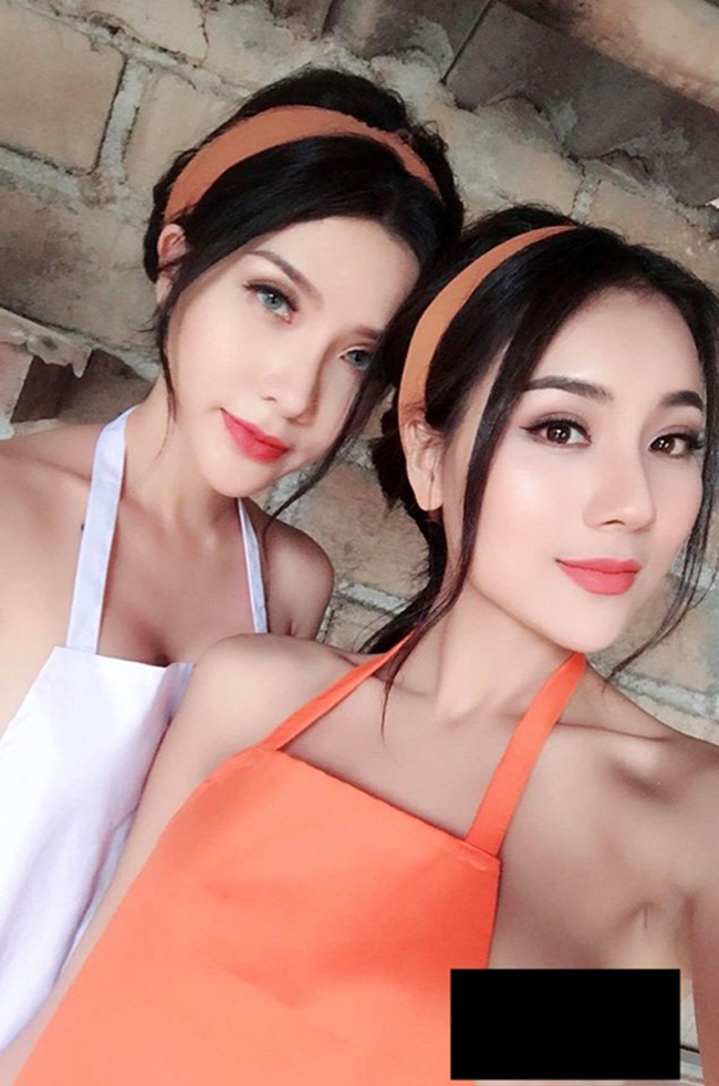 Hot girl, người mẫu Nga Tây là một trong hai mẫu nữ chính của bộ ảnh đang gây sốc chụp tại địa điểm được cư dân mạng gọi là hồ &#34;Tuyệt tình cốc&#34;.