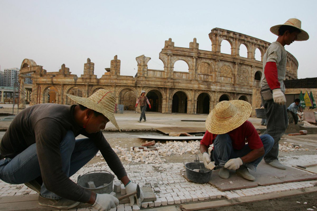 Một địa điểm chuyên tổ chức các buổi hòa nhạc ở Ma Cao, Trung Quốc, giống hệt với Đấu trường La Mã.