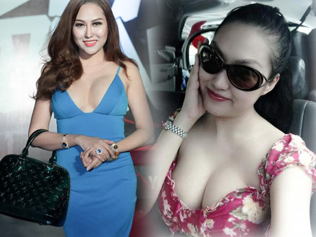 Phi Thanh Vân tái xuất sau ly hôn với váy xẻ ngực sâu