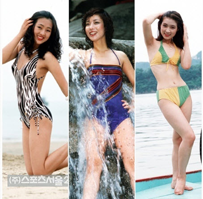 Sang thập niên 80, mỹ nhân Hàn &#34;bung lụa&#34; hơn các kiểu tạo dáng cùng bikini.