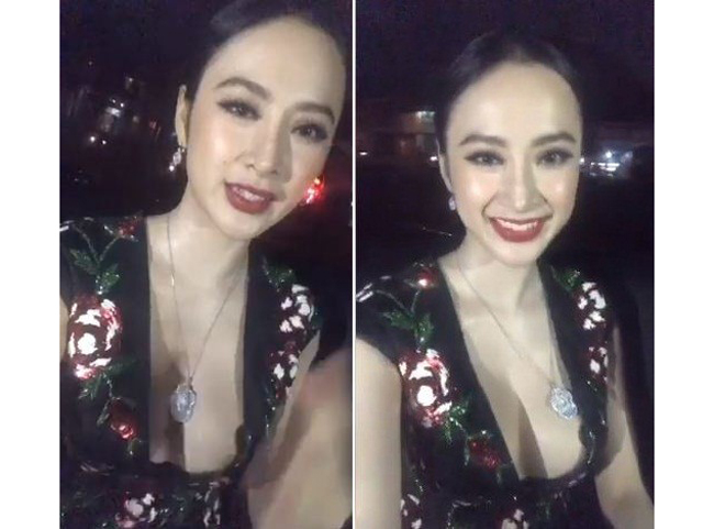 Angela Phương Trinh cũng thích livestream nhưng đôi khi lại quên không để ý hình ảnh khi diện đồ gợi cảm.