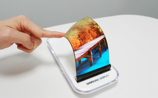 Samsung nộp bằng sáng chế màn hình hiển thị có thể cuộn lại - 1