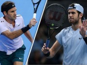 Thể thao - Federer - Khachanov: Vùng lên &quot;đấu súng&quot; căng thẳng