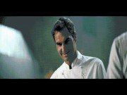 Thể thao - Federer &quot;múa dao&quot; điệu nghệ, đọ tài với siêu đầu bếp