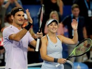 Thể thao - Tin thể thao HOT 6/1: Federer và mỹ nhân Bencic vô địch Hopman Cup