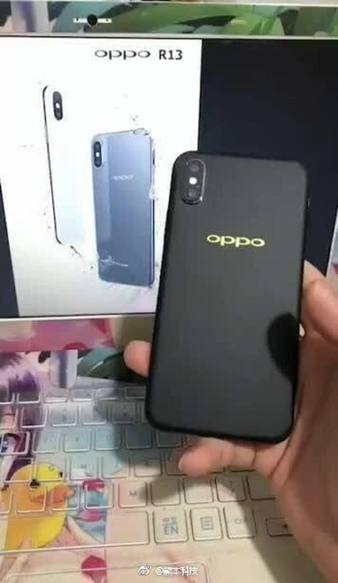 Xuất hiện Oppo R13 thiết kế đẹp như iPhone X - 2