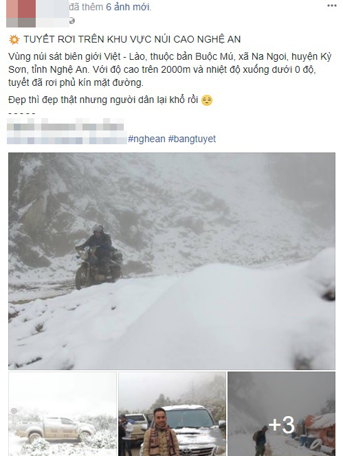 Thực hư thông tin tuyết rơi trắng đỉnh núi ở Nghệ An - 1