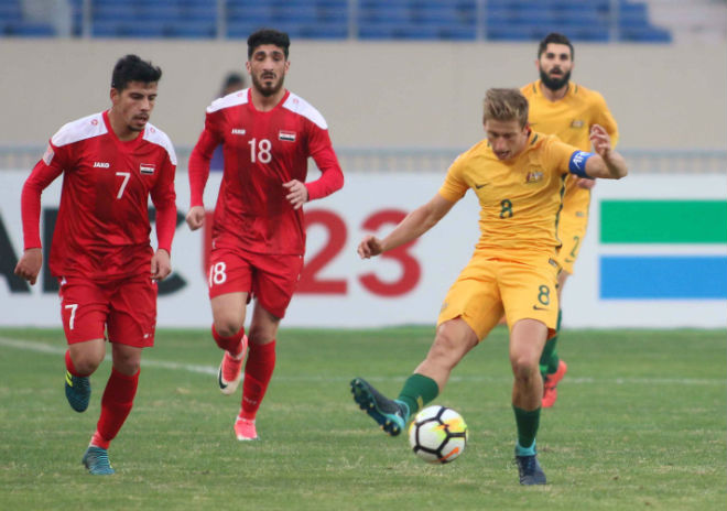 Tin nóng U23 châu Á 11/1: U23 Australia đại thắng U23 Syria - 4