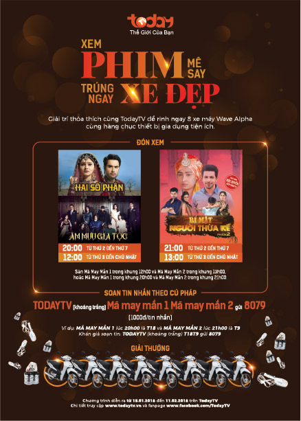 Xem phim mê say, trúng ngay xe đẹp cùng TodayTV - 1
