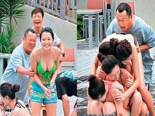 香港娛樂大亨捲入一系列性醜聞的肖像