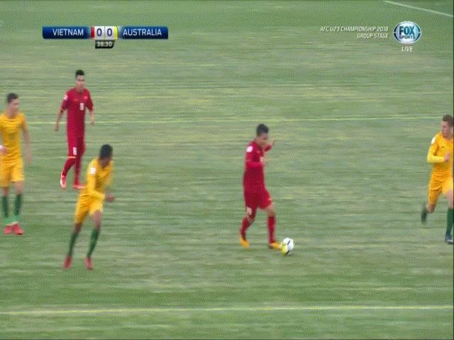 TRỰC TIẾP U23 Việt Nam - U23 Australia: Tiến Dũng hóa giải phạt góc (H1)