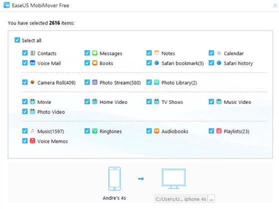 3 bước để chuyển dữ liệu từ iPhone sang máy tính - 4
