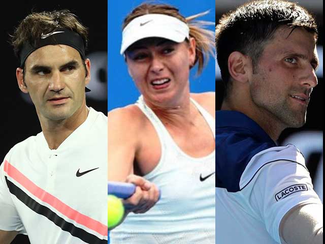 Trực tiếp tennis Australian Open 18/1: Federer,dễ thở,  khó cho Djokovic & Sharapova