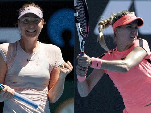 Đọ sắc Australian Open: Sharapova, Bouchard ”xách dép” 2 thiếu nữ ”trăng tròn”