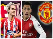 Bóng đá - &quot;Bom tấn&quot; Griezmann sắp nổ: MU mải mê Sanchez, Barca chơi tất tay