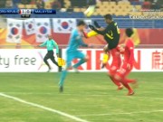 Bóng đá - U23 Malaysia thua 12 giây, ức chế đạp &quot;vỡ ngực&quot; thủ môn Hàn Quốc