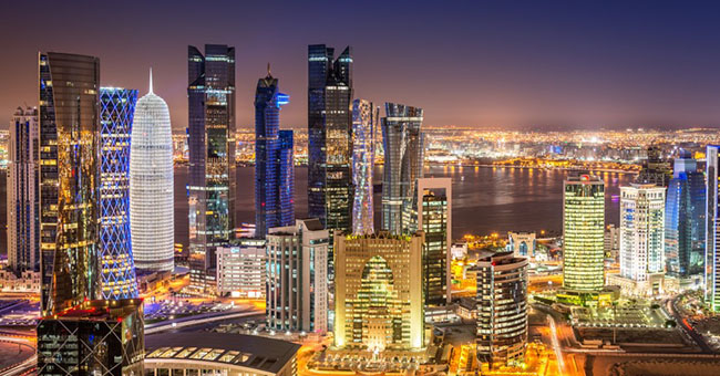 Đêm Qatar lung linh khi lên đèn