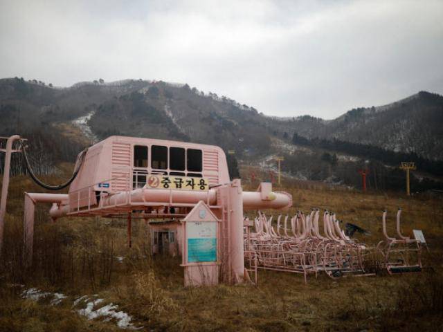 Khu nghỉ dưỡng bỏ hoang nằm giữa hai miền Triều Tiên