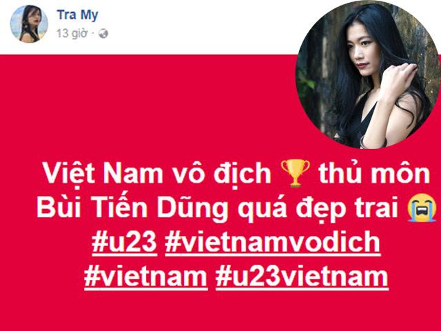 Hội người đẹp showbiz &#34;phát cuồng&#34; vì muốn chụp ảnh và hôn thủ môn U23 VN - 6