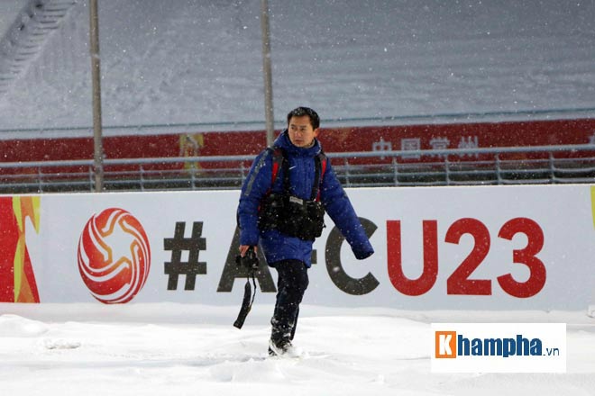 Sân Thường Châu tuyết dày 30cm, U23 Việt Nam đá U23 Uzbekistan có hoãn? - 9