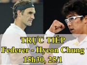 Thể thao - Chi tiết Federer - Hyeon Chung: Rời cuộc chơi chóng vánh (KT)