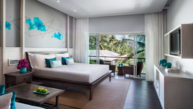 AVANI Sunset Coast Samui Resort &amp; Villas, Thái Lan: Nằm dọc vịnh Pang Kha Bay, khách sạn 57 phòng sẽ bao gồm 19 biệt thự với bể bơi riêng và nội thất được trang trí màu trắng chủ đạo.