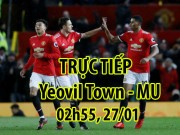 Bóng đá - Chi tiết Yeovil Town - MU: Lukaku ấn định tỉ số (KT)