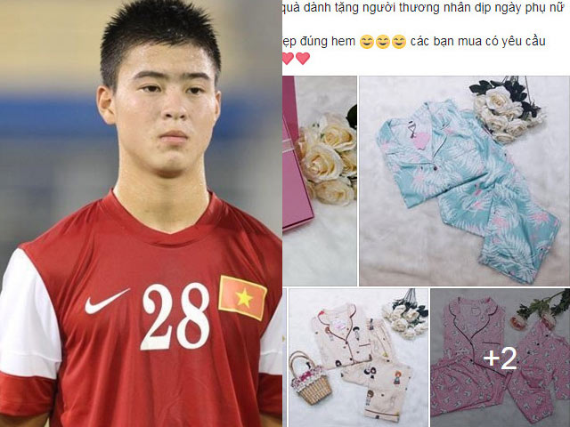 Hot boy Đỗ Duy Mạnh U23 Việt Nam từng bán quần áo ngủ cho chị em
