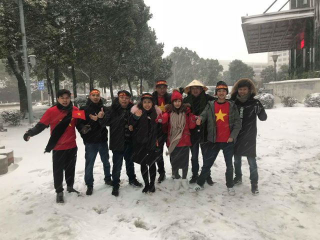Trực tiếp U23 Việt Nam từ Thường Châu: -2 độ tuyết phủ kín, chung kết lo hoãn